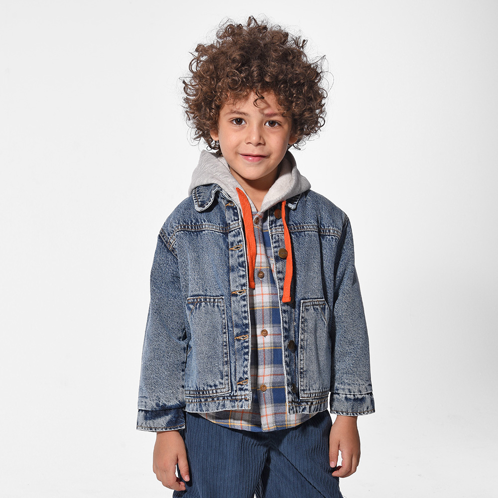 Boys Jeans Jacket - Carrot Kids Clothing - Egypt