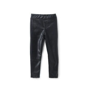Girls Leather Leggings